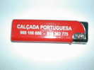 Briquet Publicitaire Rouge Red Advertising Lighter Calçada Portuguesa PORTUGAL - Autres & Non Classés