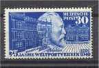 GERMANY, BUND, 75 TH ANNIVERSARY OF THE UPU  STEPHAN 1949,  NH - Unused Stamps