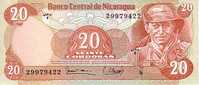 NICARAGUA   20 Cordobas  Non Daté (1979)   Pick 135    ***** BILLET  NEUF ***** - Nicaragua