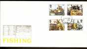 Great Britain 1981  Fishing Industry  FDC. Perth Cancel - 1981-1990 Decimal Issues