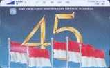 # INDONESIA S28 Flags & 45 280 Tamura 09.90 125000ex Tres Bon Etat - Indonesia