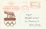Jeux Olympiques 1960 Ema Metercancel Freistempel Giornata Olimpica Journée Olympique 1958 Olympic Day - Summer 1960: Rome