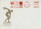 Jeux Olympiques 1964  France  EMA  Metercancel  Freistempel  Japan Air Lines  Tokyo 1964 - Ete 1964: Tokyo