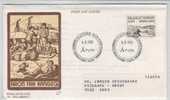 Greenland FDC Woodcut Aron From Kangeq 4-9-1980 With Cachet Sent To Denmark - Other & Unclassified