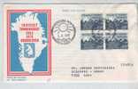 Greenland FDC Block Of 4 Amendment Of The Constitution 5-6-1978 With Cachet Sent - Autres & Non Classés