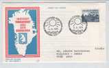 Greenland FDC Amendment Of The Constitution 5-6-1978 With Cachet Sent To Denmark - Autres & Non Classés