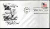 Fdc Usa 1978 Drapeaux Fort McHenry Coil Version - Enveloppes