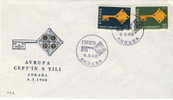 TURKEY FDC MICHEL 2095/96 EUROPA 1968 - 1968