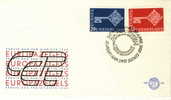 NEDERLAND FDC MICHEL 899/900 EUROPA 1968 - 1968