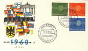 BUND FDC MICHEL 337/39 EUROPA 1960 - 1960