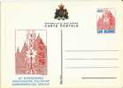 SAN MARINO SAINT MARIN 1985 CARTOLINA POSTALE 400 LIRE: 25° ASSOCIAZIONE DONATORI DI SANGUE. NUOVA PERFETTA - First Aid