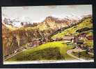 Lovely Early Postcard Murren Breithorn Tschingelhorn Gspaltenhorn Switzerland Climbing Mountaineering Theme - Ref 346 - Mürren