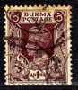 Birmania Num 22, Cat Ivert - Burma (...-1947)