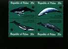 PALAU - 1983  WWF  WHALES  BLOCK   MINT NH - Palau