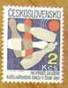 1987 CZECHOSLOVAKIA MNH STAMP BOWLING FEDERATION 50 YEARS - Pétanque