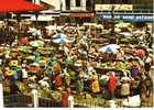 CPSM. GUADELOUPE. LE MARCHE DE POINTE A PITRE. ANNEE 90. - Pointe A Pitre