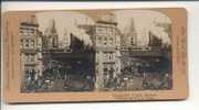 England London Ludgate Hill 1901 FOTO STEREOVIEW - Stereoscope Cards