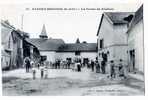 Cpa  FLEURY MEROGIS La Ferme Du Chateau  Boeufs Au Joug Animée Collec P Allorge Serie Cl 7 - Fleury Merogis