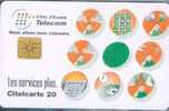 # IVORY_COAST 14 Les Services Plus 20 Gem   Tres Bon Etat - Ivory Coast