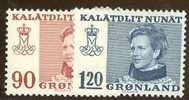 GREENLAND 1974 MICHEL NO: 90-91  MNH - Other & Unclassified