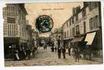 Cpa ESSONNES Rue De Paris Cafe DAVID  Tabac Quirier - Ed Bonvalot - Essonnes