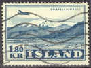 Iceland 1952 Mi. 278     1.50 Kr Aeroplane Over Landscape Flugzeug über Landschaft Snaefellsjökull €11,- - Gebraucht