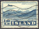 Iceland 1952 Mi. 278     1.50 Kr Aeroplane Over Landscape Flugzeug über Landschaft Snaefellsjökull €11,- - Used Stamps