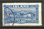 Iceland 1925 Mi. 117     35 Aur National Museum In Reykjavik - Usati