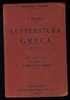 MANUALE HOEPLI  LETTERATURA   GRECA  1931   CHIUDILETTERA  FIERA DEL LEVANTE BARI  FASCISMO   E FRANCOBOLO TUBERCOLOSI - Old Books