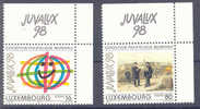 Luxembourg ** Y&T 1373-74 Juvalux 98 - Unused Stamps