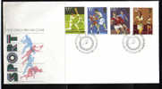 Großbritannien-1980-FDC Zu 100 J.div.Sportverbände(850-853) - 1971-80 Ediciones Decimal
