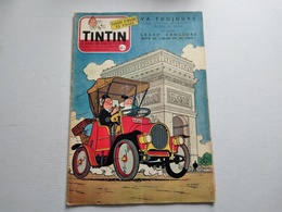 TINTIN N° 375 COUVERTURE DE BOB DE MOOR  ( MR TRIC VA TOUJOURS Histoire De 4 Pages Inédite) - Tintin