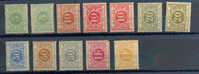 Belgie Ocb Nr:   TX 3 - 11 * MH + Extra's  ( Zie  Scan)  Tand Re Onder Tx 10 ! - Briefmarken