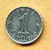 1 CENTIME " Epi" 1962  SUP - 1 Centime