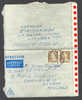 Denmark Aerogram Luftpost Par Avion King Frederik IX 1966 To London England Great Britain - Covers & Documents