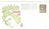 24106)lettera F.D.C. Natale´72 Con 20£  Vaticane  Da Città Del Vaticano A Città - Briefe U. Dokumente