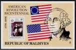 US Bicentenaire, Maldive Sc630 US Bicentennial, Washington - Onafhankelijkheid USA