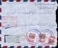 JORDAN / EGYPT / 2002 REGISTERED LETTER FROM AL SHOUNAH-S TO SALAHAT / 2 SCANS . - Jordanien