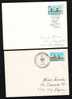 Olympic Games Obliteration ,stamp -KAIAC-CANOE- Romania,2 Covers 1984. - Rafting