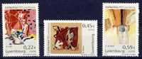 ##2002. Luxemburg. Abstract/Paintings/Peintures/Gemälde. Michel 1559-61. MNH ** - Ungebraucht