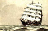 TROIS MATS BARQUE. BATEAUX. Collection De La Ligue Maritime Et Coloniale. Illustration HAFFNER - Haffner