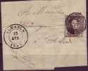 LETTRE N°6 Margé Mais Pli D 4 AUBANGE 15/4/1853 Vers ARLON ***R+Tb*** - 1851-1857 Medaillen (6/8)