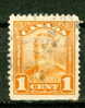 1928 1 Cent  King George V Scroll Issue #149a Booklet Single - Oblitérés