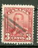 1928 3 Cent  King George V Scroll Issue #151 - Gebruikt