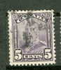 1928 5 Cent  King George V Scroll Issue #153 - Gebruikt