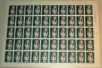 GREECE 1967 NIGHT BY I. KOSSOS SHEET OF 50 MNH - Hojas Completas