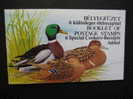 Ungarn 1988 Wildenten; Markenheftchen Mit Je10xMi 3972A Und 3974A Postfrisch Mit Rezepten In Engl. U. Ung. Sprache - Ducks