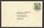 Switzerland Mi. 501 On THALWIL Cancel 'Petite' Cover 1948 To Kopenhagen K. Dänemark - Lettres & Documents