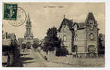 Ref 146  - GORRON - L´église (1907 - Belle Oblitération De Goron Côté Vue) - Gorron