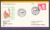 Sweden-Germany Lufthansa Erstflug Brief 1st Flight Cover 1980 LH 021 Boing 737 Stockholm-Düsseldorf - Covers & Documents